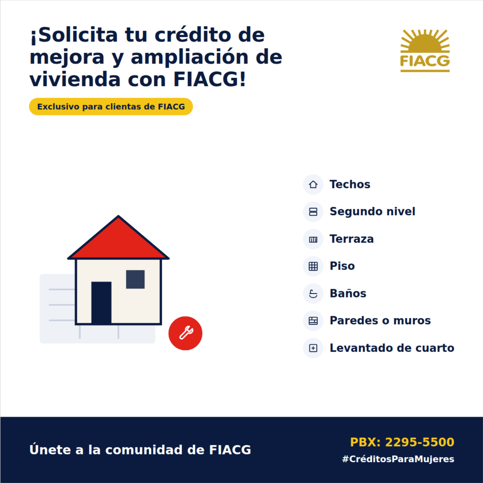 Crédito de Mejora y Ampliación de Vivienda